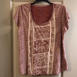 Lucky Brand brick red tee